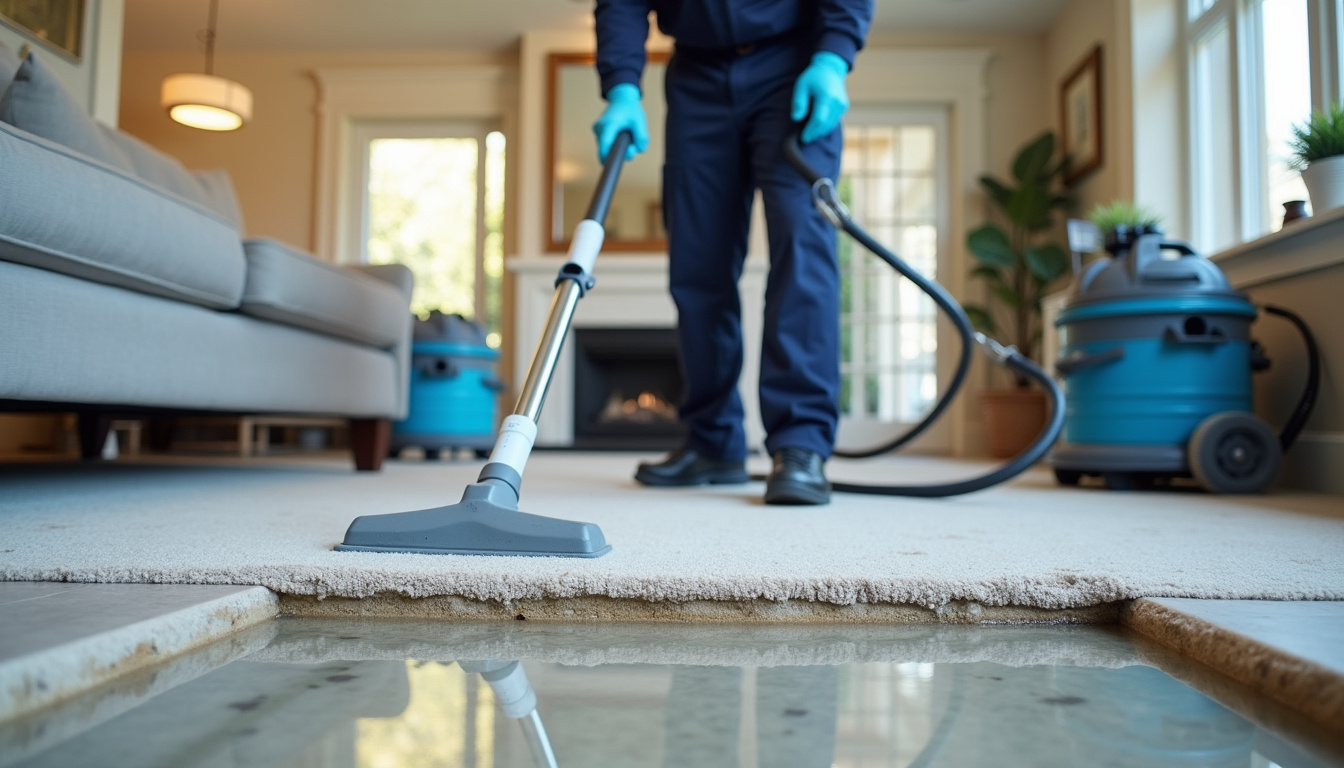 water damage restoration work by Water Restoration Fix in Dallas, TX